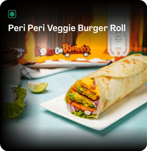 Peri Peri Veggie Burger Roll