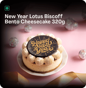 New Year Cake - Lotus Biscoff Bento Cheesecake [320g]