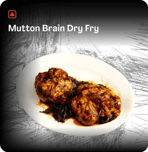 Mutton Brain Dry Fry