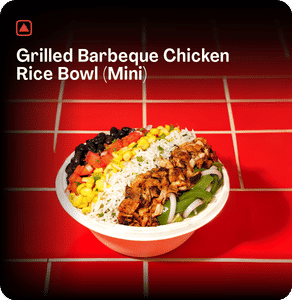 Grilled Barbeque Chicken Rice Bowl (Mini)