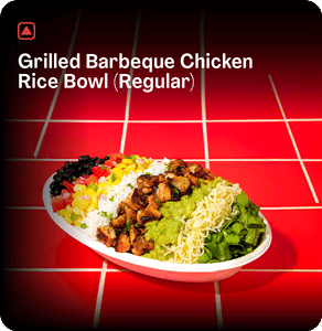 Grilled Barbeque Chicken Rice Bowl (Regular)