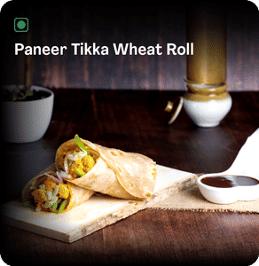 Paneer Tikka Wheat Roll