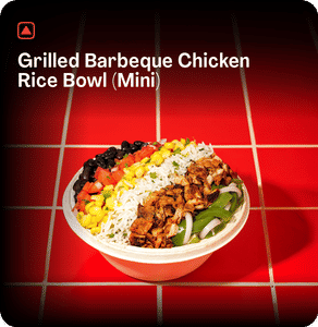 Grilled Barbeque Chicken Rice Bowl (Mini)
