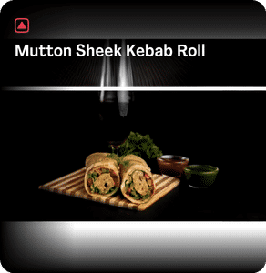 Mutton Sheek Kebab Roll