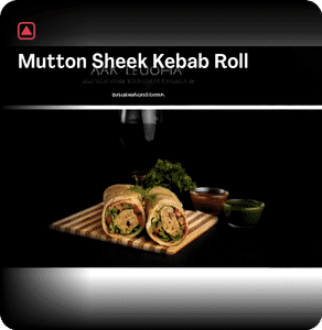 Mutton Sheek Kebab Roll