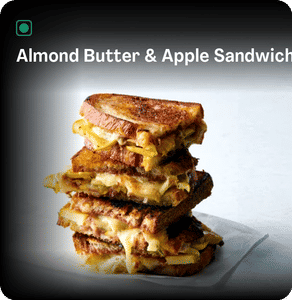 Almond Butter & Apple Sandwich