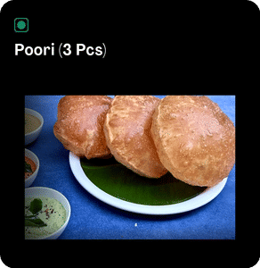 Poori (3 Pcs)