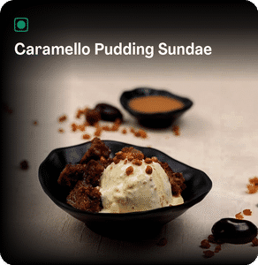 Caramello Pudding Sundae