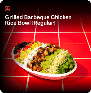 Grilled Barbeque Chicken Rice Bowl (Regular)