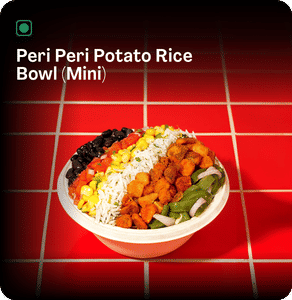 Peri Peri Potato Rice Bowl (Mini)