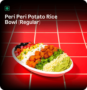 Peri Peri Potato Rice Bowl (Regular)