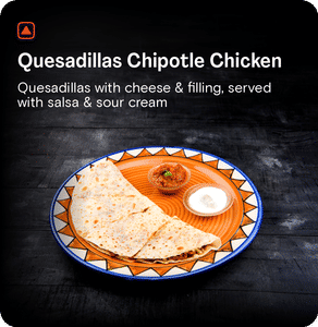 Quesadillas Chipotle Chicken