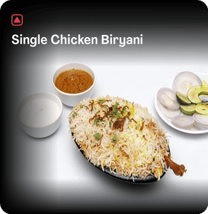 Single Chicken Biryani