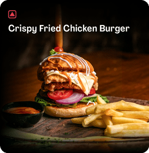 Crispy Fried Chicken Burger