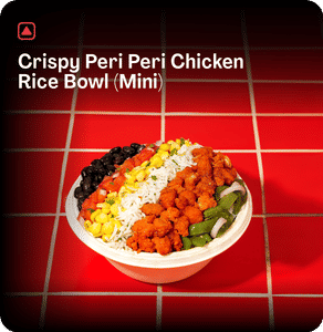 Crispy Peri Peri Chicken Rice Bowl (Mini)