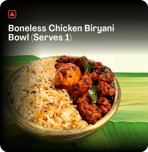 Boneless Chicken Biryani Bowl (Serves 1)