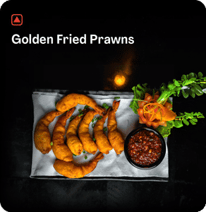 Golden Fried Prawns