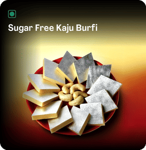 Sugar Free Kaju Burfi