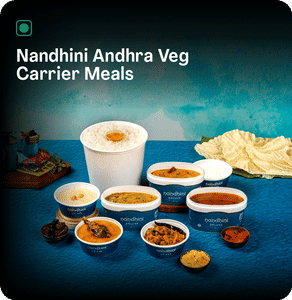 Nandhini Andhra Veg Carrier Meals