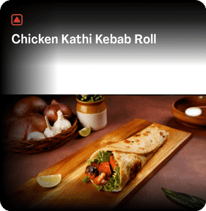 Chicken Kathi Kebab Roll