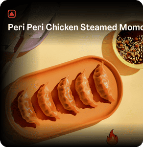 Peri Peri Chicken Steamed Momo