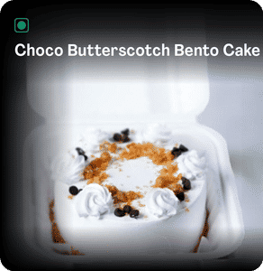 Choco Butterscotch Bento Cake