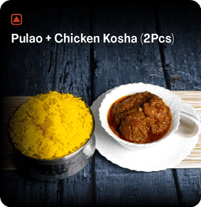 Pulao + Chicken Kosha (2pcs)