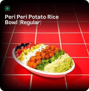 Peri Peri Potato Rice Bowl (Regular)