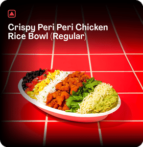 Crispy Peri Peri Chicken Rice Bowl (Regular)