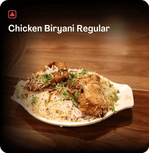 Chicken Biryani Regular(1 Piece With Half Rice)