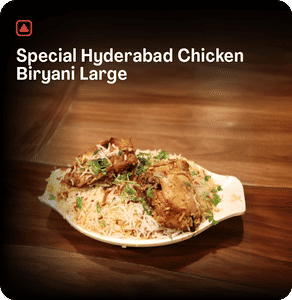 Special Hyderabad Chicken Biryani Large