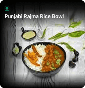 Punjabi Rajma Rice Bowl