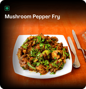 Mushroom Pepper Fry