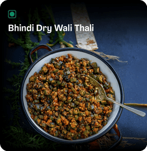 Bhindi Dry Wali Thali