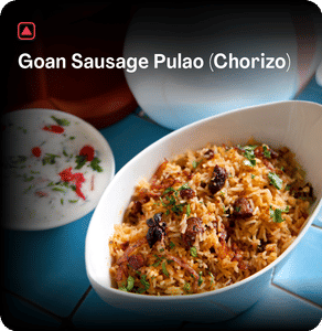 Goan Sausage Pulao (Chorizo)