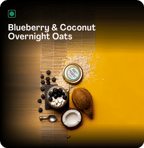 Blueberry & Coconut Overnight Oats