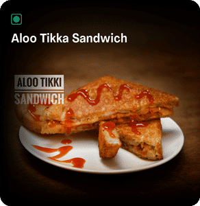 Aloo Tikka Sandwich