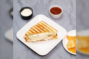 Grilled Veg Sandwich With Cheese