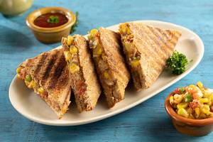 Cheese loaded sandwich