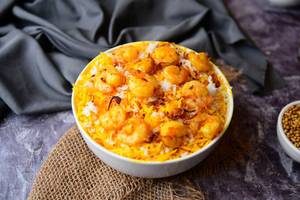 CHINGRI MORICH PULAO