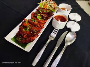 GRILLED SLICE PORK PERI PERI