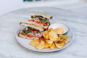 The Red Bari Veg Sandwich