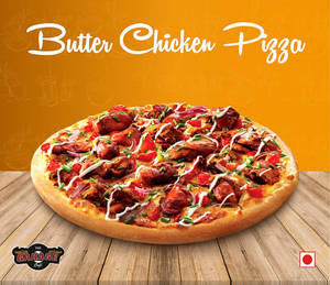 Butter Chicken Pizza