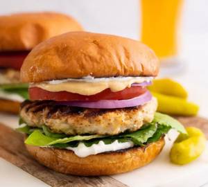 Smoked Double Cheese Beef Burger