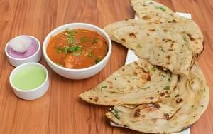 Chicken Butter + 4nos Butter Roti With Salad