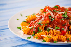 Veg Red Sauce Pasta
