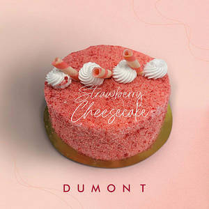 Strawberry Cheese Ice Cream Cake