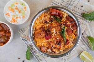 Biryani Rice with Chicken Masala