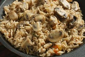 Butta Mushroom Biryani