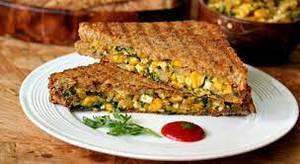 Paneer Corn Cheese Grilled Sandwich